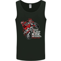 Eat Sleep Ride Motocross Dirt Bike MotoX Mens Vest Tank Top Black