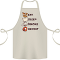 Eat Sleep Smoke Weed Repeat Drugs Cannabis Cotton Apron 100% Organic Natural