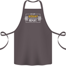 Eat Sleep Squat Repeat Gym Training Top Cotton Apron 100% Organic Dark Grey