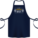 Eat Sleep Squat Repeat Gym Training Top Cotton Apron 100% Organic Navy Blue