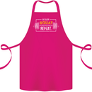 Eat Sleep Squat Repeat Gym Training Top Cotton Apron 100% Organic Pink
