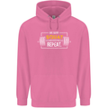 Eat Sleep Squat Repeat Gym Training Top Mens 80% Cotton Hoodie Azelea