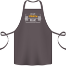 Eat Sleep Train Repeat Gym Training Top Cotton Apron 100% Organic Dark Grey