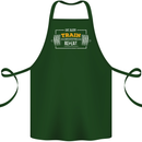 Eat Sleep Train Repeat Gym Training Top Cotton Apron 100% Organic Forest Green