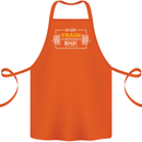 Eat Sleep Train Repeat Gym Training Top Cotton Apron 100% Organic Orange
