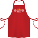 Eat Sleep Train Repeat Gym Training Top Cotton Apron 100% Organic Red