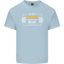 Eat Sleep Train Repeat Gym Training Top Mens Cotton T-Shirt Tee Top Light Blue