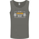 Eat Sleep Train Repeat Gym Training Top Mens Vest Tank Top Charcoal