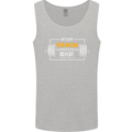 Eat Sleep Train Repeat Gym Training Top Mens Vest Tank Top Sports Grey