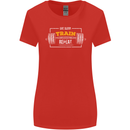 Eat Sleep Train Repeat Gym Training Top Womens Wider Cut T-Shirt Red