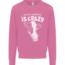 Eating Animals Is Crazy Vegetarian Vegan Mens Sweatshirt Jumper Azalea