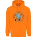 Ecological Environment Climate Change Cycling Childrens Kids Hoodie Orange