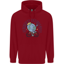 Ecological Environment Climate Change Cycling Childrens Kids Hoodie Red