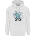 Ecological Environment Climate Change Cycling Childrens Kids Hoodie White