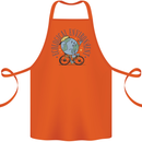 Ecological Environment Climate Change Cycling Cotton Apron 100% Organic Orange