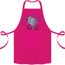 Ecological Environment Climate Change Cycling Cotton Apron 100% Organic Pink