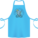 Ecological Environment Climate Change Cycling Cotton Apron 100% Organic Turquoise