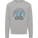 Ecological Environment Climate Change Cycling Kids Sweatshirt Jumper Sports Grey