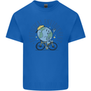 Ecological Environment Climate Change Cycling Kids T-Shirt Childrens Royal Blue