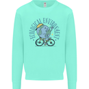 Ecological Environment Climate Change Cycling Mens Sweatshirt Jumper Peppermint