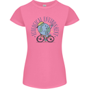 Ecological Environment Climate Change Cycling Womens Petite Cut T-Shirt Azalea