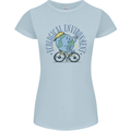 Ecological Environment Climate Change Cycling Womens Petite Cut T-Shirt Light Blue