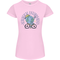 Ecological Environment Climate Change Cycling Womens Petite Cut T-Shirt Light Pink