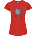 Ecological Environment Climate Change Cycling Womens Petite Cut T-Shirt Red