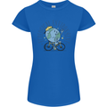 Ecological Environment Climate Change Cycling Womens Petite Cut T-Shirt Royal Blue