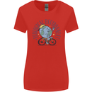Ecological Environment Climate Change Cycling Womens Wider Cut T-Shirt Red