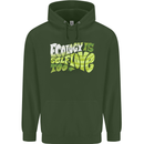Ecology is Self-Love Climate Change Childrens Kids Hoodie Forest Green
