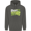 Ecology is Self-Love Climate Change Childrens Kids Hoodie Storm Grey