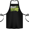 Ecology is Self-Love Climate Change Cotton Apron 100% Organic Black