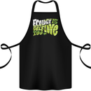 Ecology is Self-Love Climate Change Cotton Apron 100% Organic Black