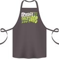 Ecology is Self-Love Climate Change Cotton Apron 100% Organic Dark Grey