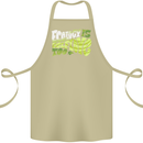 Ecology is Self-Love Climate Change Cotton Apron 100% Organic Khaki
