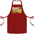 Ecology is Self-Love Climate Change Cotton Apron 100% Organic Maroon