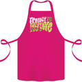 Ecology is Self-Love Climate Change Cotton Apron 100% Organic Pink
