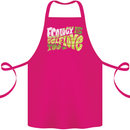 Ecology is Self-Love Climate Change Cotton Apron 100% Organic Pink