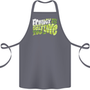 Ecology is Self-Love Climate Change Cotton Apron 100% Organic Steel