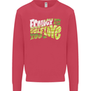 Ecology is Self-Love Climate Change Kids Sweatshirt Jumper Heliconia