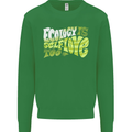 Ecology is Self-Love Climate Change Kids Sweatshirt Jumper Irish Green