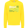 Ecology is Self-Love Climate Change Kids Sweatshirt Jumper Yellow