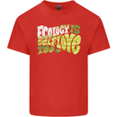 Ecology is Self-Love Climate Change Kids T-Shirt Childrens Red