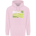 Ecology is Self-Love Climate Change Mens 80% Cotton Hoodie Light Pink