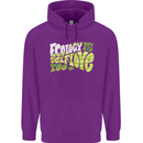 Ecology is Self-Love Climate Change Mens 80% Cotton Hoodie Purple