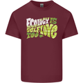 Ecology is Self-Love Climate Change Mens Cotton T-Shirt Tee Top Maroon