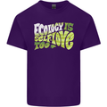 Ecology is Self-Love Climate Change Mens Cotton T-Shirt Tee Top Purple