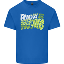 Ecology is Self-Love Climate Change Mens Cotton T-Shirt Tee Top Royal Blue