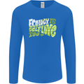 Ecology is Self-Love Climate Change Mens Long Sleeve T-Shirt Royal Blue